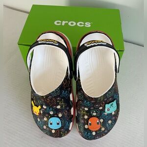 CROCS Pokémon Character Clogs - Black and Multicolor